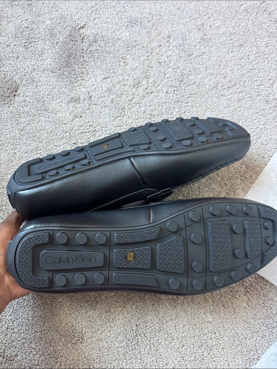 Calvin Klein Oliver Driving Loafers Black Slip On Moccasin Shoes SIZE 11.5 main image 15